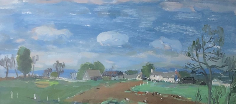 Painting By Alastair Flatterly. A Cotswold Farm.-fleet-gallery-img-1633-main-637580829508807802.jpeg