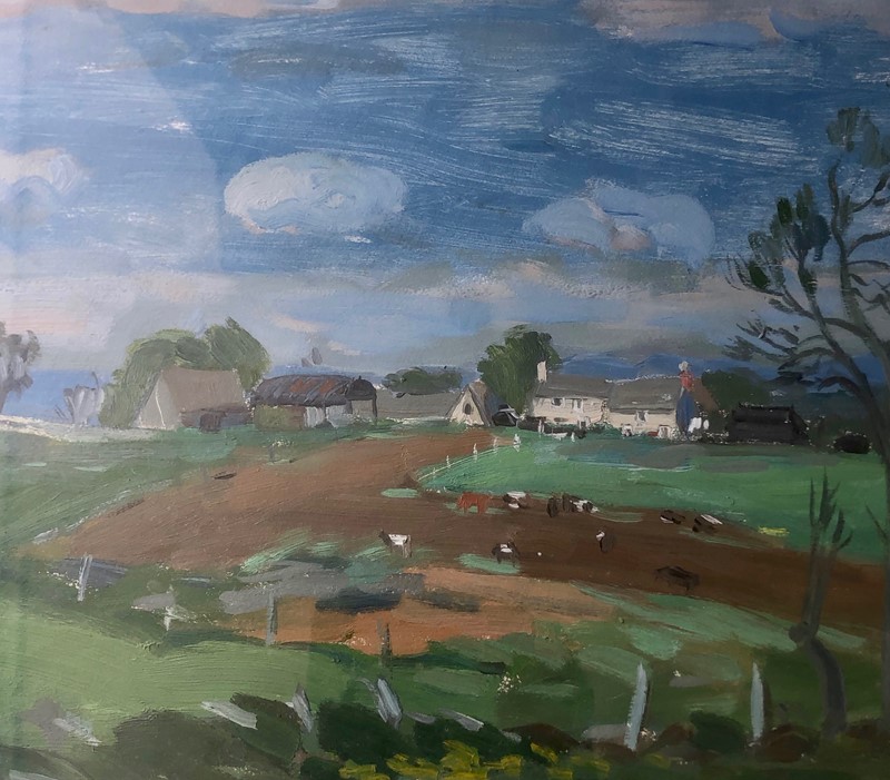 Painting By Alastair Flatterly. A Cotswold Farm.-fleet-gallery-img-1634-main-637580829514901519.jpeg