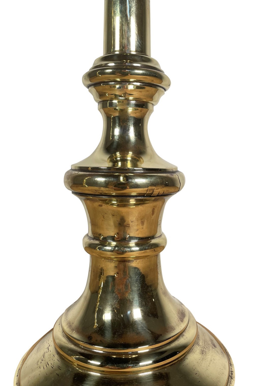 Pair of Polished Brass Pricket Sticks › Fontaine Decorative