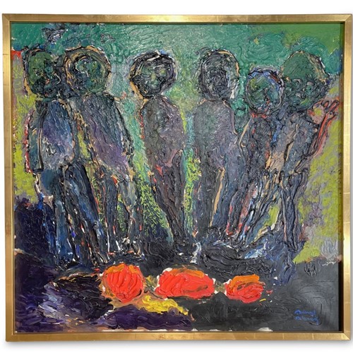 Abstract Oil Of Figures