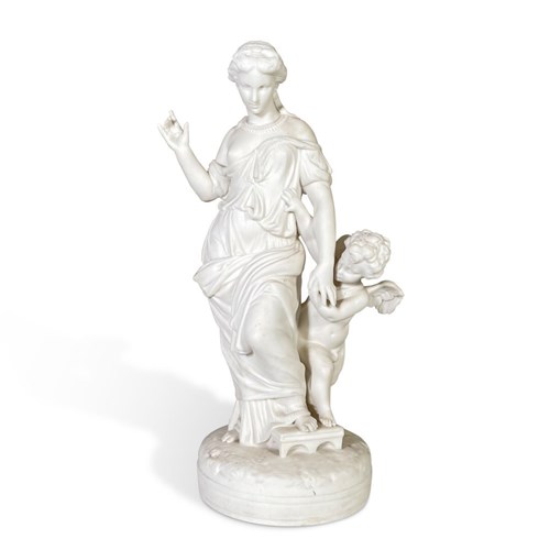 Parian Ware Figure Of A Classical Maiden