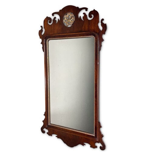 Mahogany Fretwork Mirror