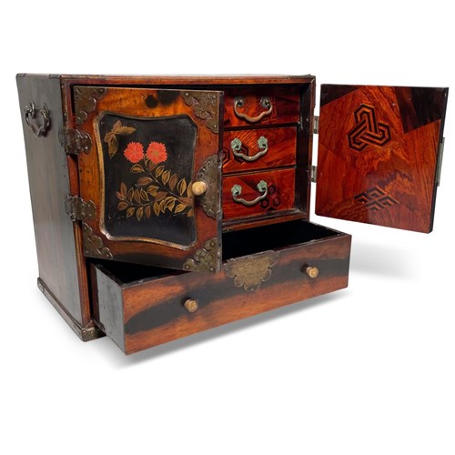 Lacquered Table Top Cabinet