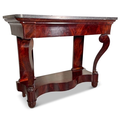 Napoleon III Flame Mahogany Console