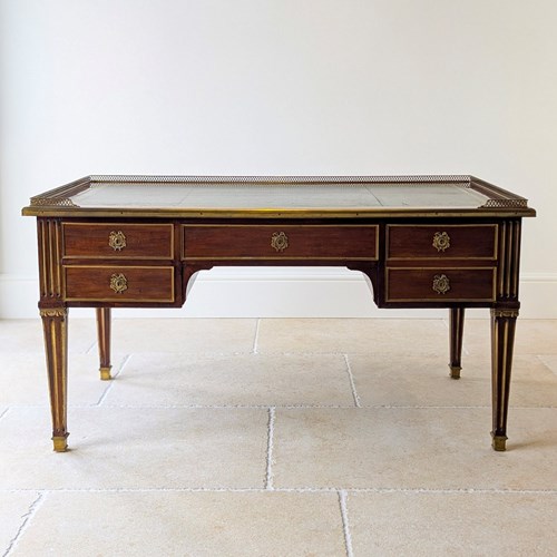 Antique Edwardian Louis XVI Style Mahogany Writing Desk. C.1910