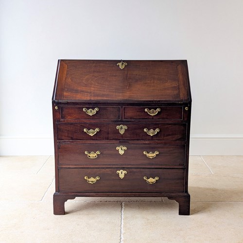 Antique George III Mahogany Bureau C.1770