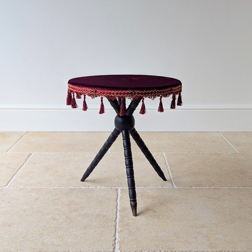 Antique Victorian Ebonised Beech Gypsy Table C.1880