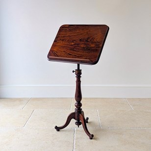 Antique William IV Rosewood Reading...