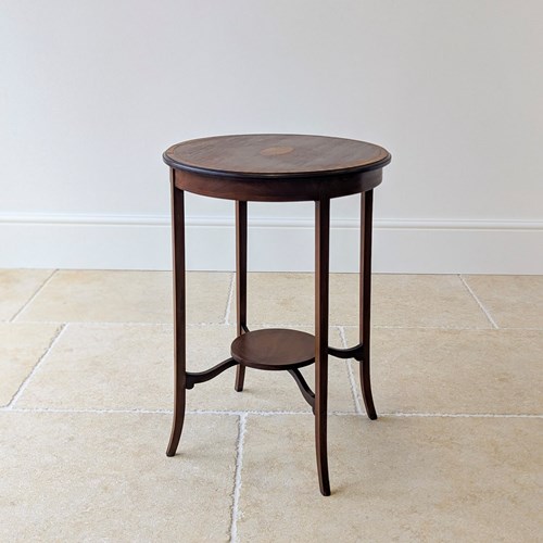 Antique Edwardian Mahogany Circular Occasional Table C.1905