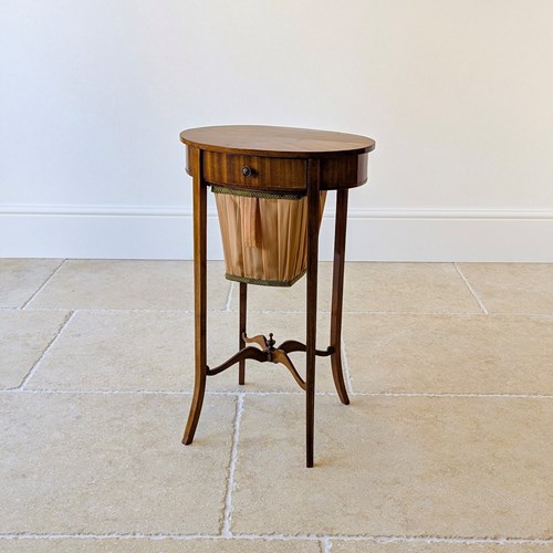 Antique Edwardian Mahogany Work Table C.1910