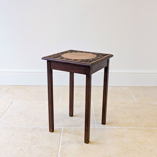 Antique Arts & Crafts Oak Occasional Table C.1900