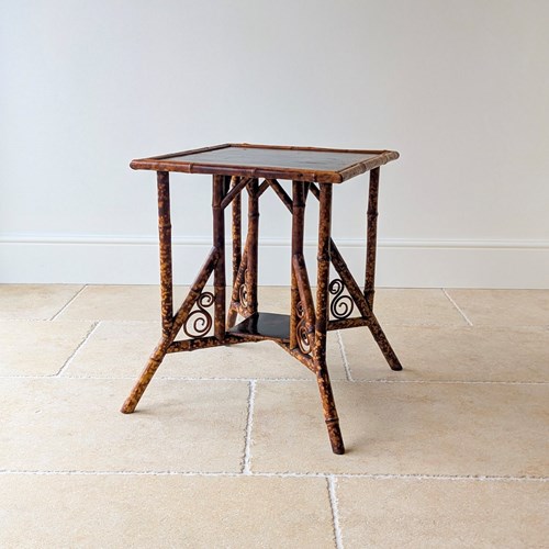 Antique Victorian Bamboo Occasional Table C.1890