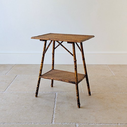Antique Victorian Bamboo Occasional Table C.1890