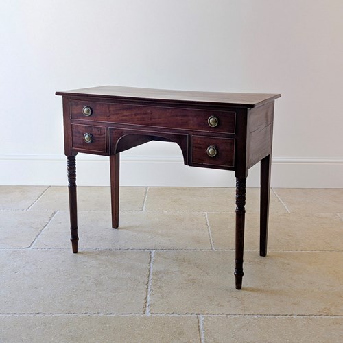 Antique Regency Mahogany Kneehole Writing Table C.1820