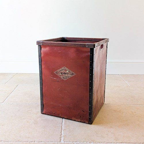 Antique Edwardian Industrial Mill Bin C.1910