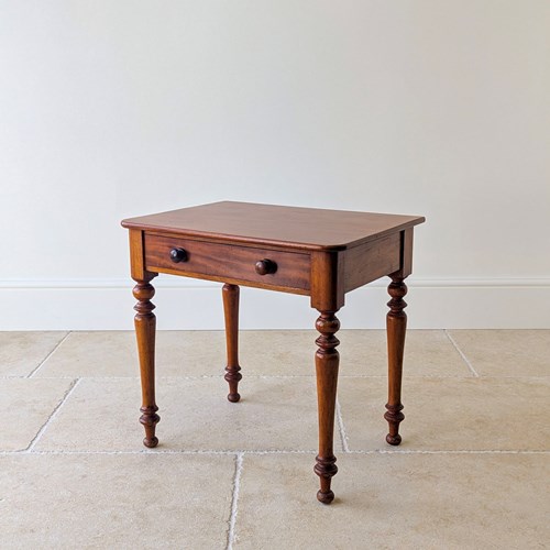 Antique Victorian Mahogany Low Side Table C.1890