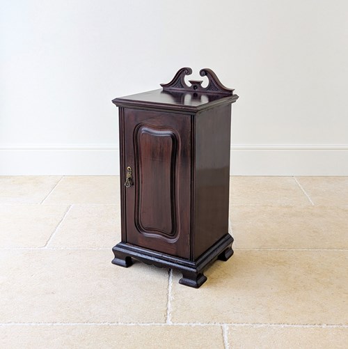 Antique Victorian Mahogany Bedside Cabinet C.1870