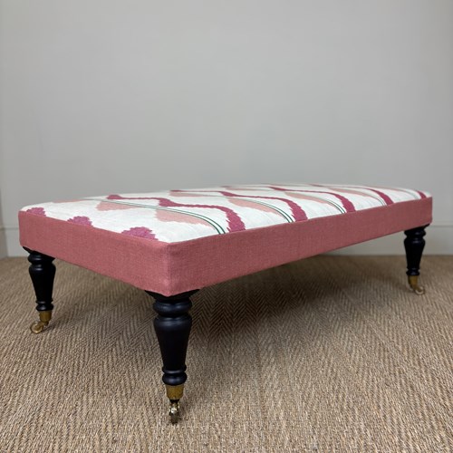 Handmade Traditionally Upholstered Footstool