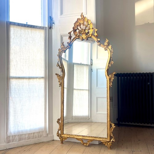 Vintage Giltwood Italian Mirror