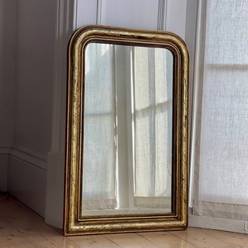 Antique French Gilt Louis Philippe Mirror 