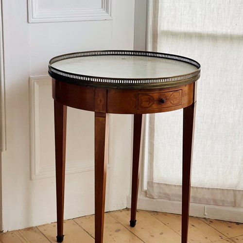 Antique French Marble Occasional Table