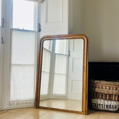 Antique French Worn Gilt Louis Philippe Mirror