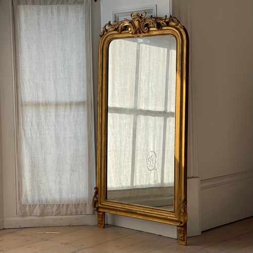Antique French Gilt Mirror C1860