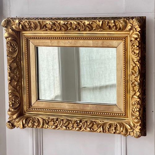 Antique French Gilt Mirror