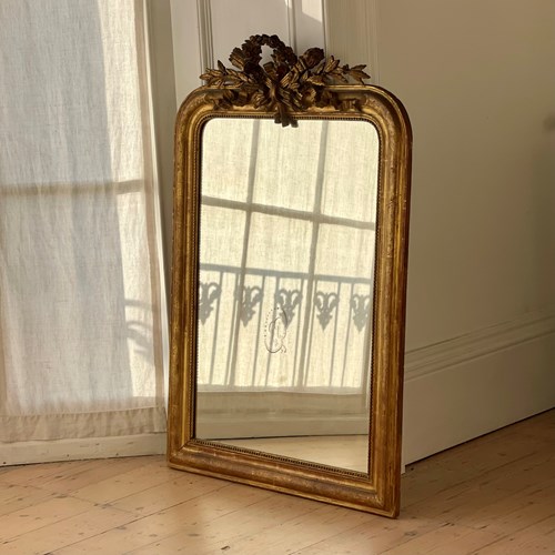 Antique French Gilt Louis XVI Mirror