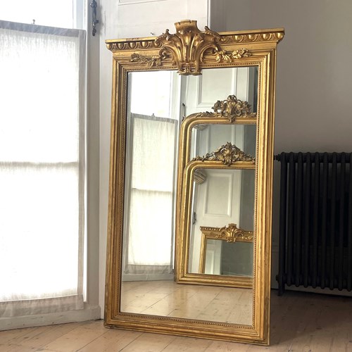 Antique French Gilt Mirror