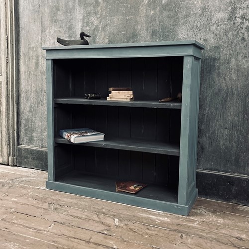 19th century painted bookcase