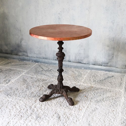 19Th Century French Cast Iron Table 