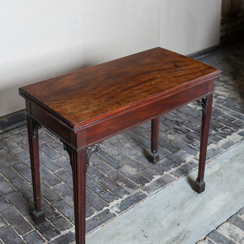 18Th Century Mahogany Games Table