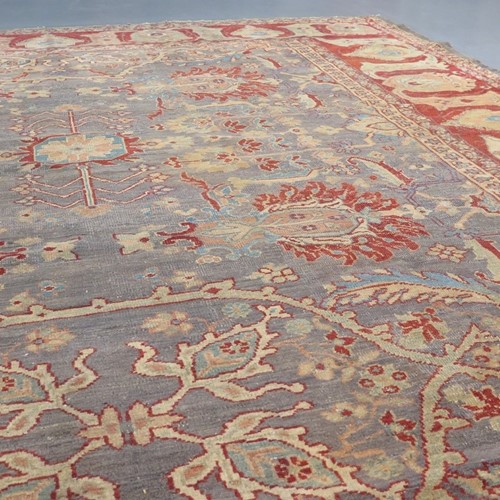 Striking 19Th Century Ziegler Carpet