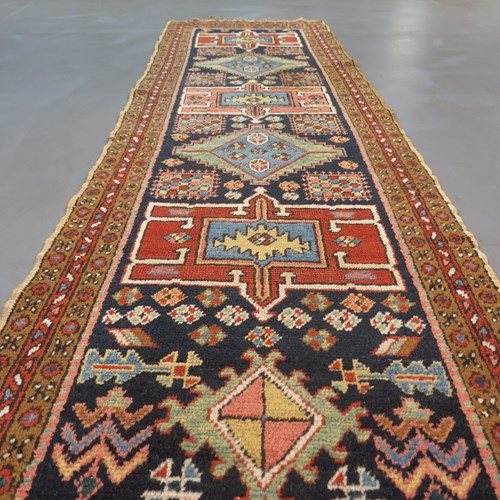 Narrow C. 1890 Heriz Runner