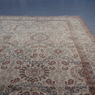 Fine C. 1930S Qum Carpet