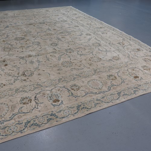 Fine Signed Kashan Carpet, C. 1930S
