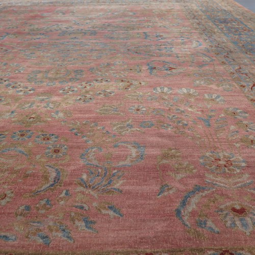 Elegant C. 1900S Sarouk Carpet