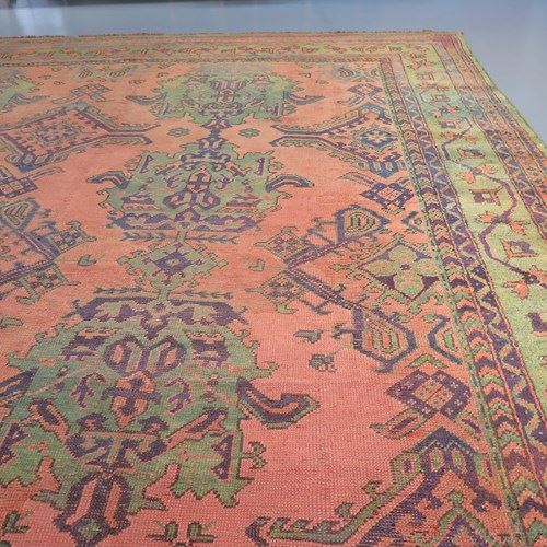 Very Large Antique Oushak Carpet, C. 1890-1910