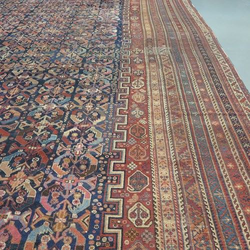 Unusual Early Afshar Carpet