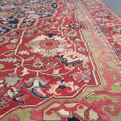 Early Serapi Heriz Carpet