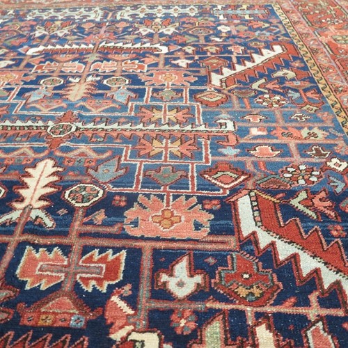 Unusual C.1890 Heriz Carpet