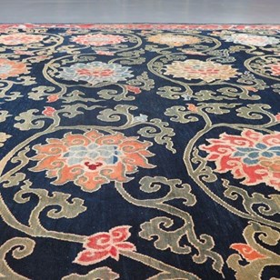 Unusual Antique Tibetan Carpet