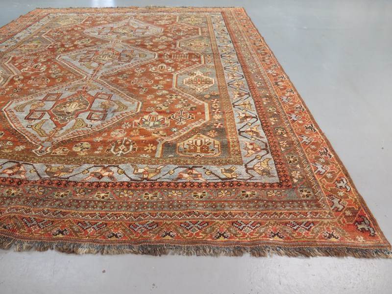 Attractive C. 1900 Qashqai Carpet-gallery-yacou-a26074--2-main-638258063400059549.JPG