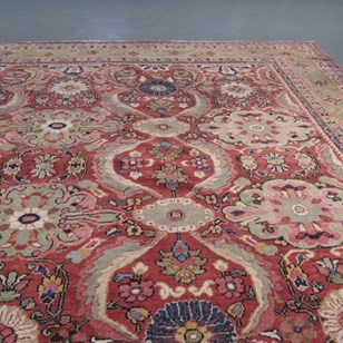 Square Format C. 1920 Mahal Carpet