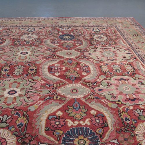 Square Format C. 1920 Mahal Carpet