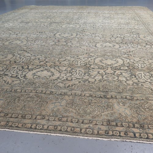 Unusual Isfahan Carpet C.1890