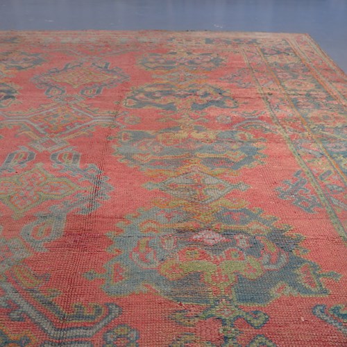 Wonderful Early Oushak Carpet