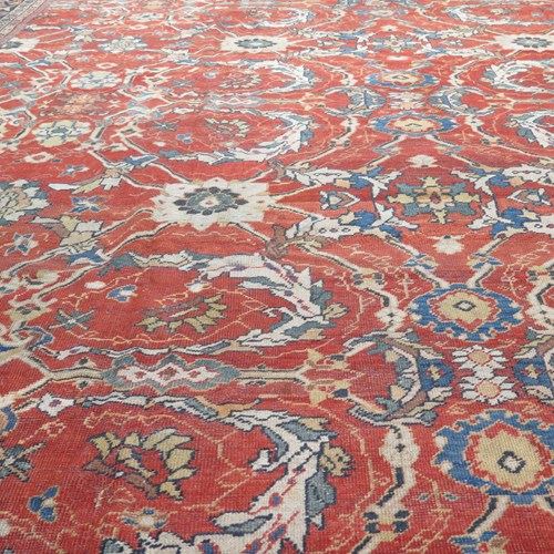 Attractive C. 1890 Ziegler Mahal Carpet