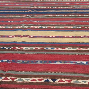 Fine C. 1890 Shirvan Kilim